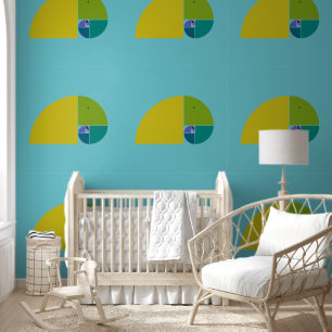 Golden Ratio Elephant - Fibonacci Spiral 1 Wallpaper