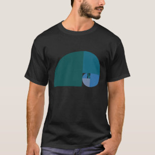 Golden Ratio, Fibonacci Spiral T-Shirt