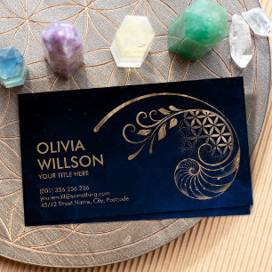 Golden Ratio - Flower of life - Sacred Geometry Business Card