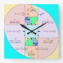 Golden Ratio Math Clock