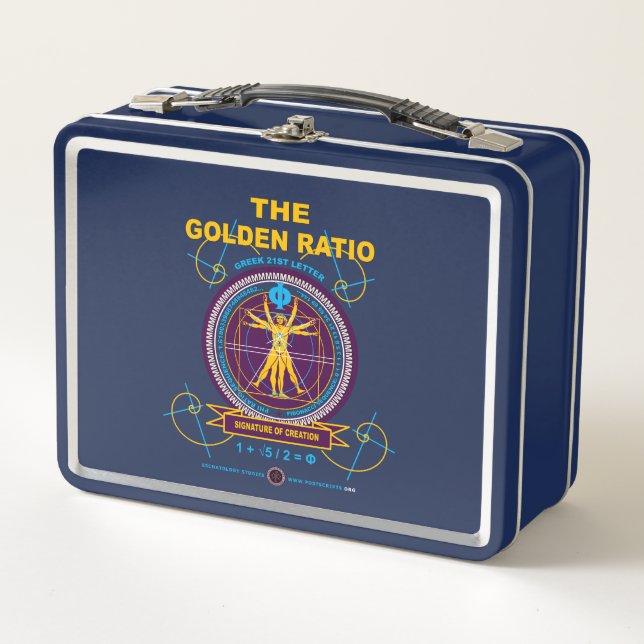 Golden Ratio Metal Lunch Box (Front)