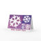Golden Ratio Snowflake Holiday Card