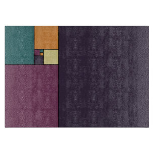 Golden Ratio Squares Cutting Board