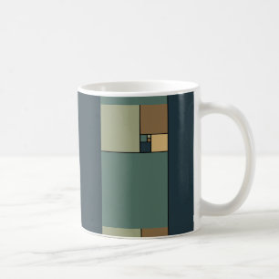 Golden Ratio Squares (Neutrals) Coffee Mug
