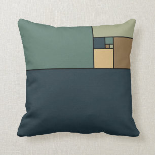 Golden Ratio Squares (Neutrals) Cushion