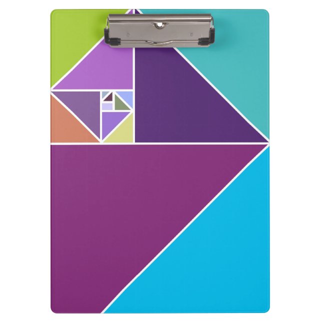 Golden Ratio Triangles Clipboard (Front)