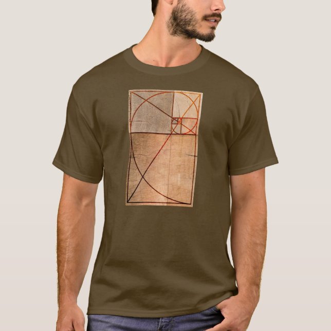 Golden Ratio Wood T-Shirt (Front)