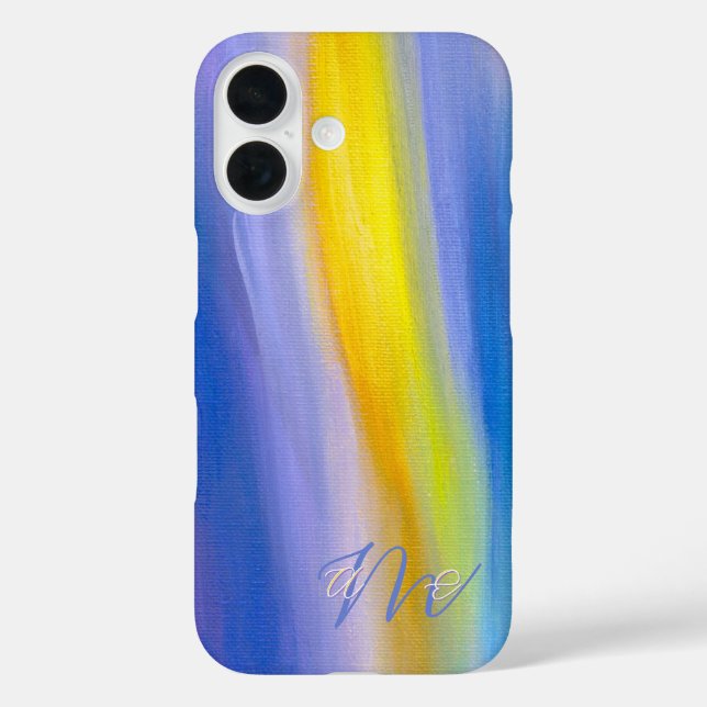 Golden Ray Abstract Art Case-Mate iPhone Case (Back)