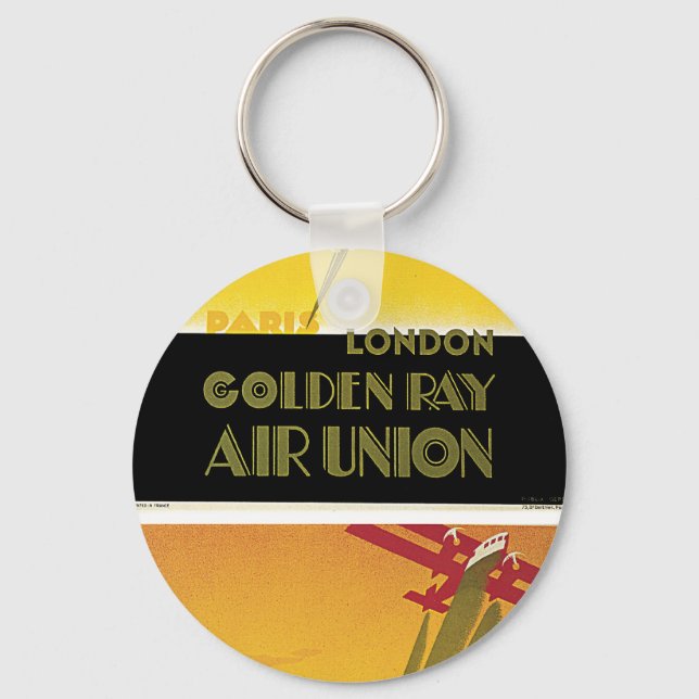 Golden Ray Air Union Key Ring (Front)