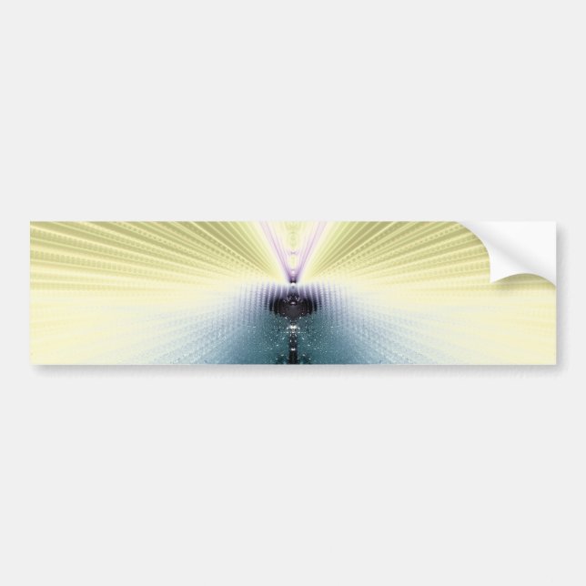 Golden Rays Bumper Sticker (Front)