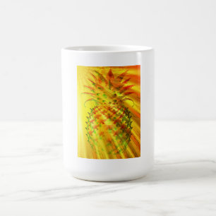 Golden Rays Passing Through A Large Pineapple Coffee Mug