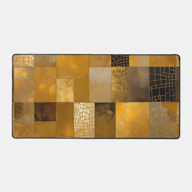 Golden Rectangles Desk Mat (Front)