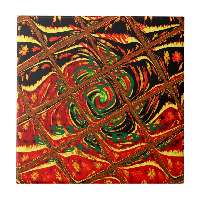 Golden red African Traditional Colour.png Tile (Front)