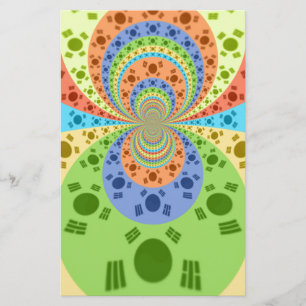 Golden Red African Traditional Colours