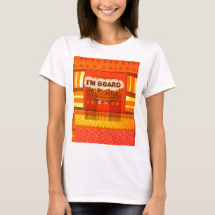 Golden Red African Traditional Colours Fun Am bore T-Shirt