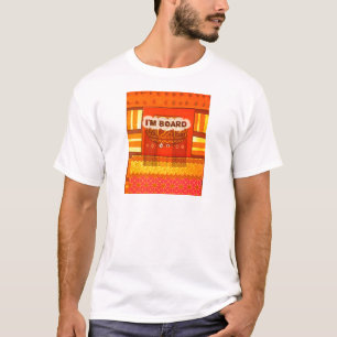 Golden Red African Traditional Colours Fun Am bore T-Shirt