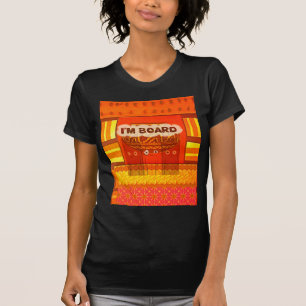 Golden Red African Traditional Colours Fun Am bore T-Shirt
