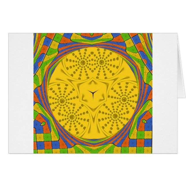 Golden Red Blue Green Royal Egyptian. (Front Horizontal)