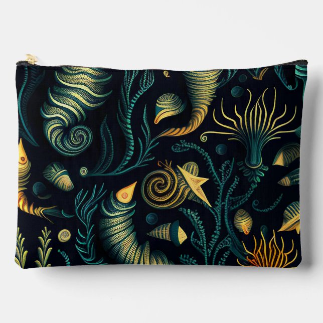 Golden Reefs Accessory Pouch (Front)