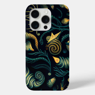 Golden Reefs iPhone 15 Pro Case