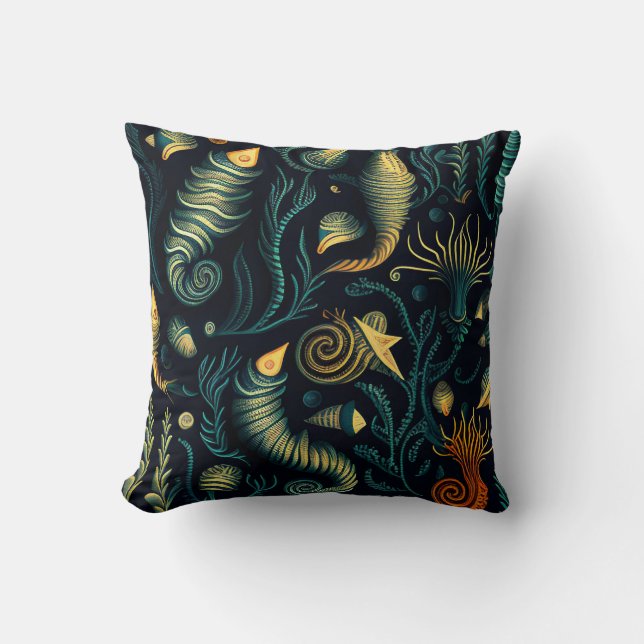 Golden Reefs Cushion (Front)