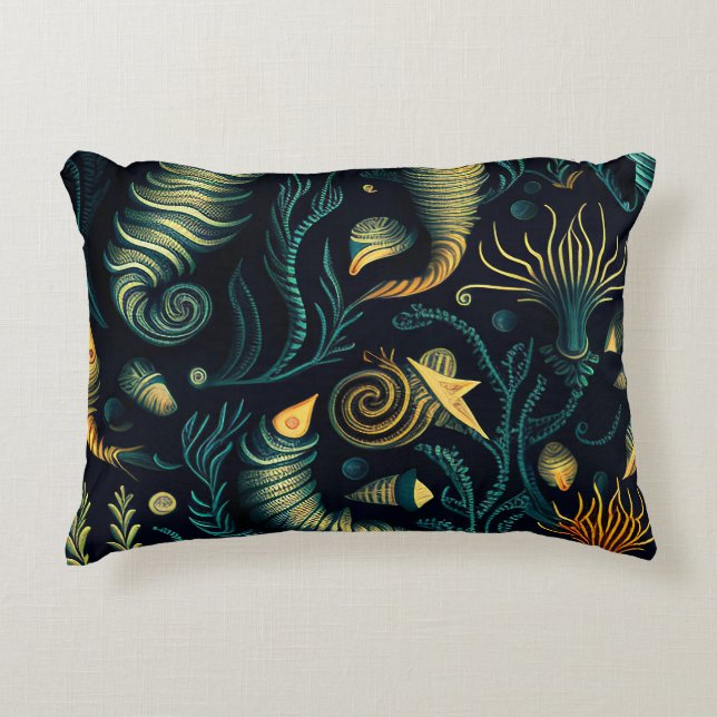 Golden Reefs Decorative Cushion (Front)