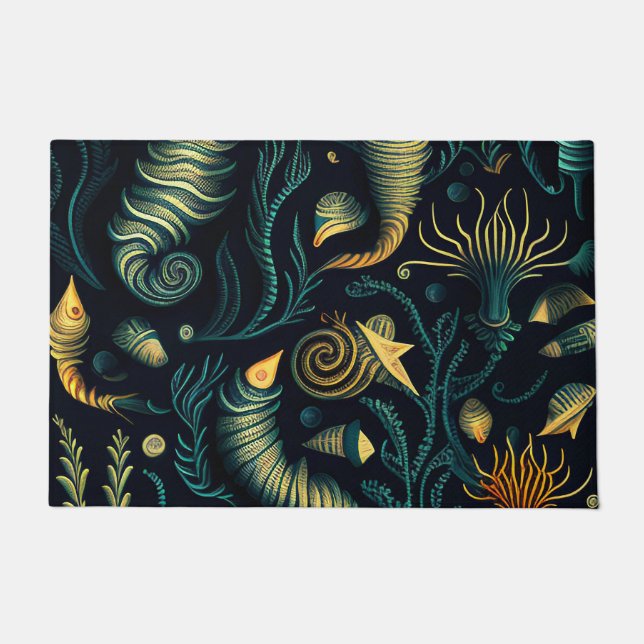 Golden Reefs Doormat (Front)