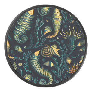 Golden Reefs Hockey Puck