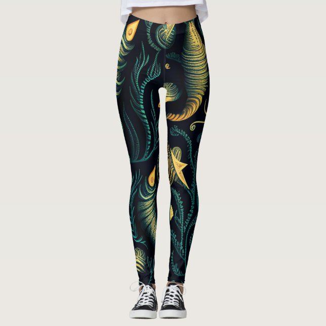Golden Reefs Leggings (Front)
