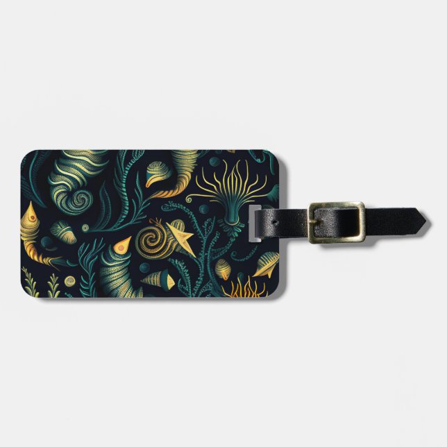 Golden Reefs Luggage Tag (Front Horizontal)