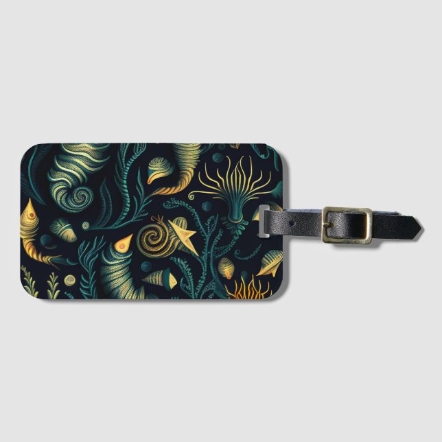 Golden Reefs Luggage Tag (Front Horizontal)
