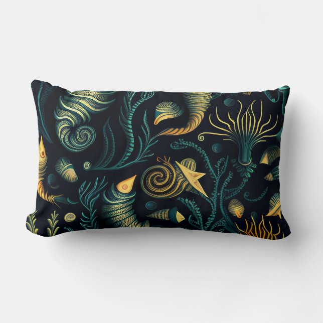 Golden Reefs Lumbar Cushion (Front)
