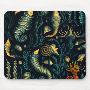 Golden Reefs Mouse Pad