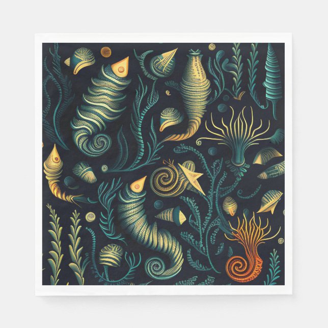 Golden Reefs Napkin (Front)