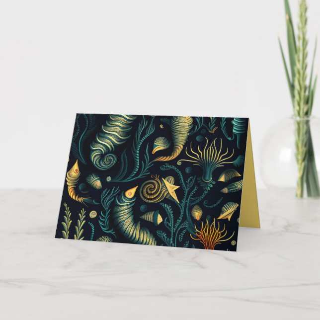 Golden Reefs Note Card (Front)
