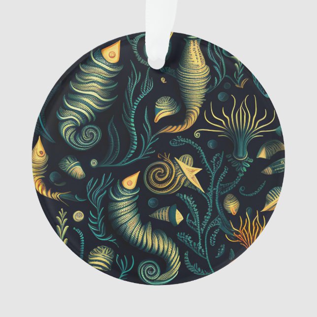 Golden Reefs Ornament (Front)