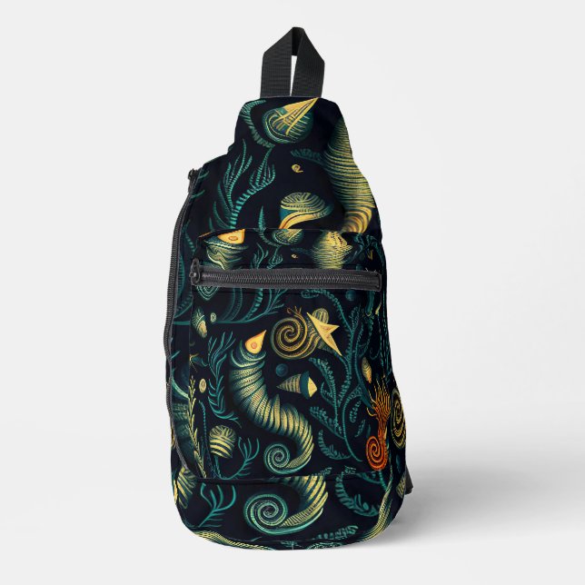 Golden Reefs Sling Bag (Front)
