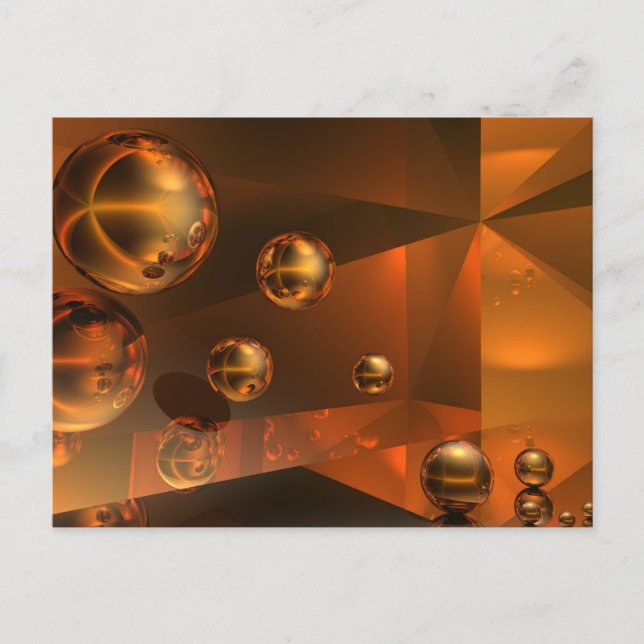 Golden Reflections Postcard (Front)