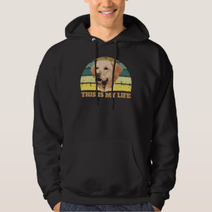 Golden Retrieve Retro Labrador Retriever Mum Golde Hoodie