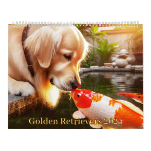 Golden Retriever 2025 Calendar