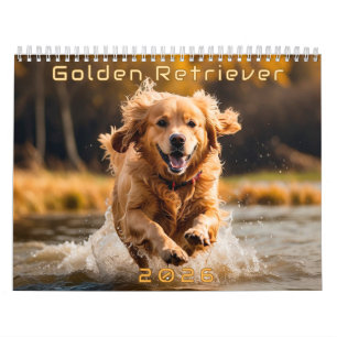Golden Retriever 2026 Calendar
