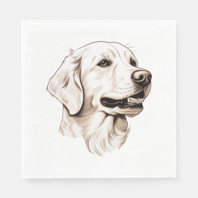 Golden Retriever  2 Napkin (Front)