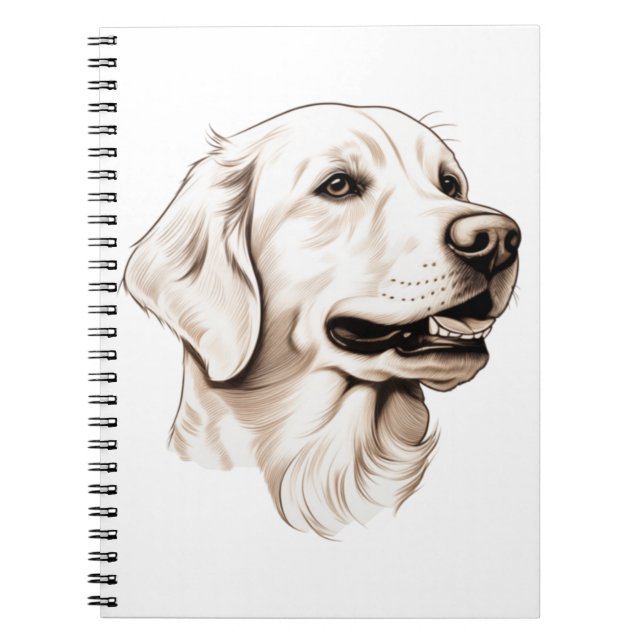 Golden Retriever  2 Notebook (Front)