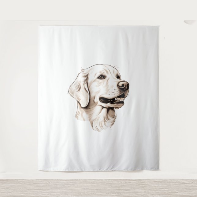 Golden Retriever  2 Tapestry (Front)