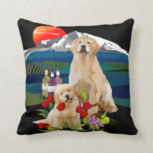 Golden Retriever Accent Pillow