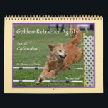 Golden Retriever Agility Calendar<br><div class="desc">Spectacular original Golden Retriever agility photos,  plus comments by the dog in her own words.</div>