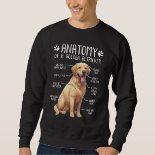 Golden Retriever Anatomy Dog  Owner Sweatshirt