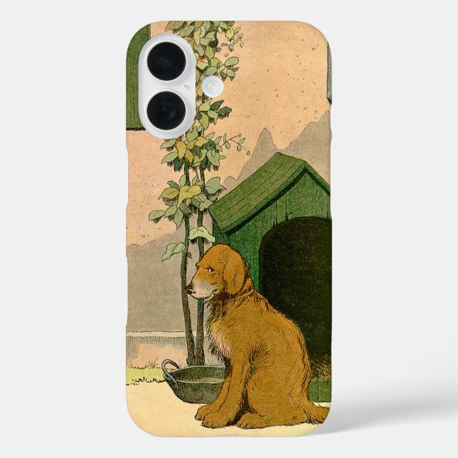Golden Retriever and Dog House Case-Mate iPhone Case (Back)