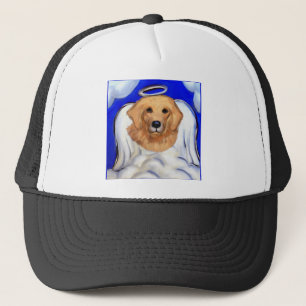 Golden Retriever Angel Trucker Hat
