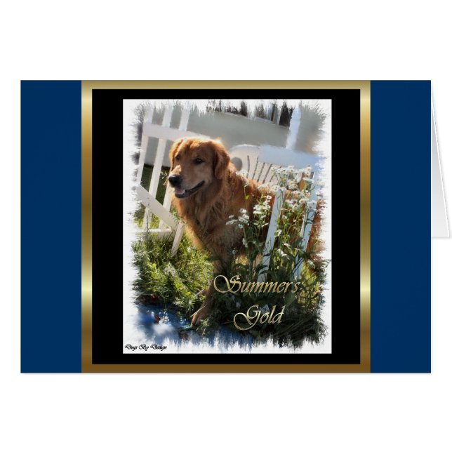 Golden Retriever Art Gifts (Front Horizontal)